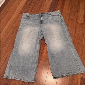Torrid High Rise Wide-Leg Denim Jeans 24 reg plus size